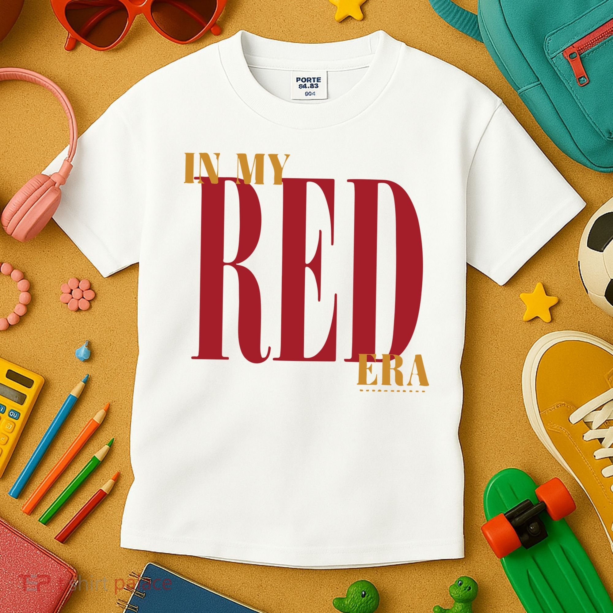 In My Red Era Kids T-Shirt