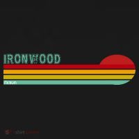 Ironwood Michigan Retro USA-Made Doggie Bandana thumb 2