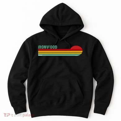Ironwood Michigan Retro Hoodie