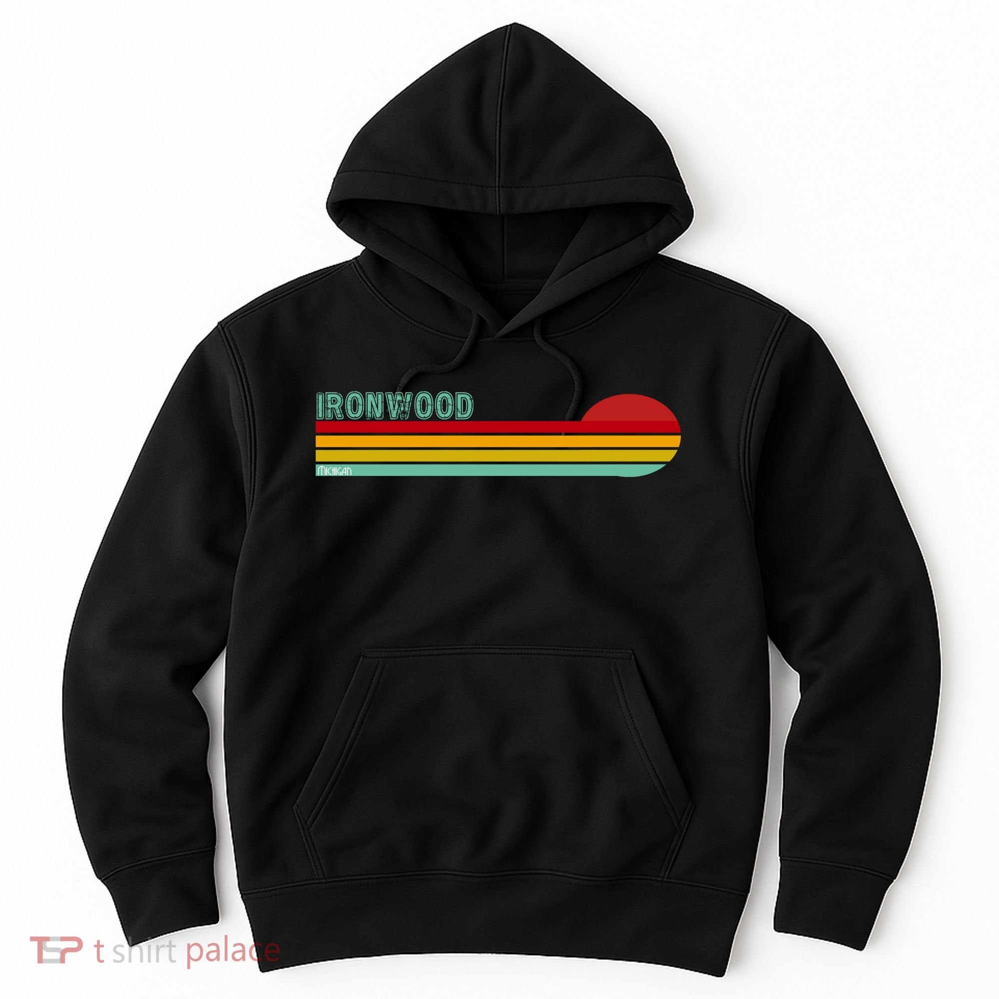Ironwood Michigan Retro Hoodie