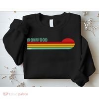 Ironwood Michigan Retro Sweatshirt thumb 2