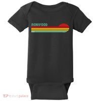 Ironwood Michigan Retro Baby Bodysuit thumb 0