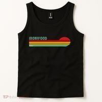 Ironwood Michigan Retro Tank Top thumb 2