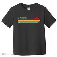 Ironwood Michigan Retro Toddler T-Shirt thumb 0