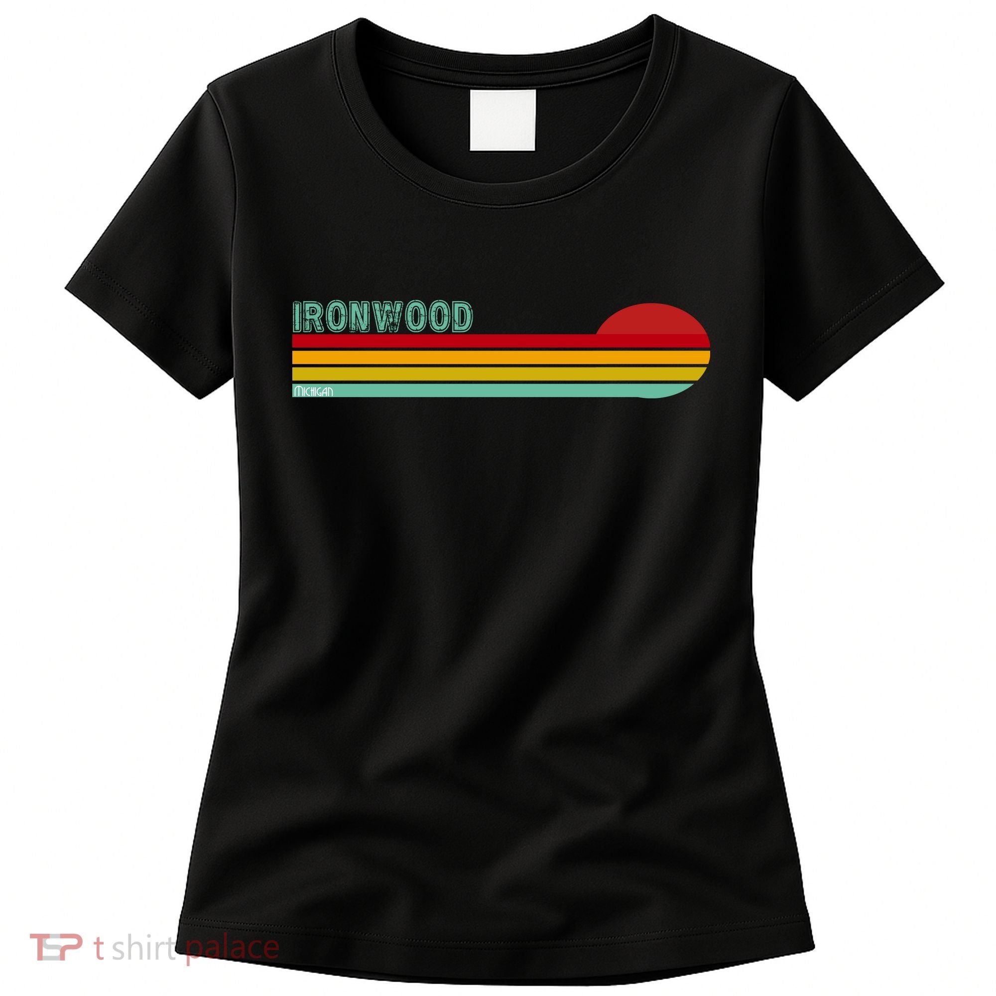 Ironwood Michigan Retro Women's T-Shirt