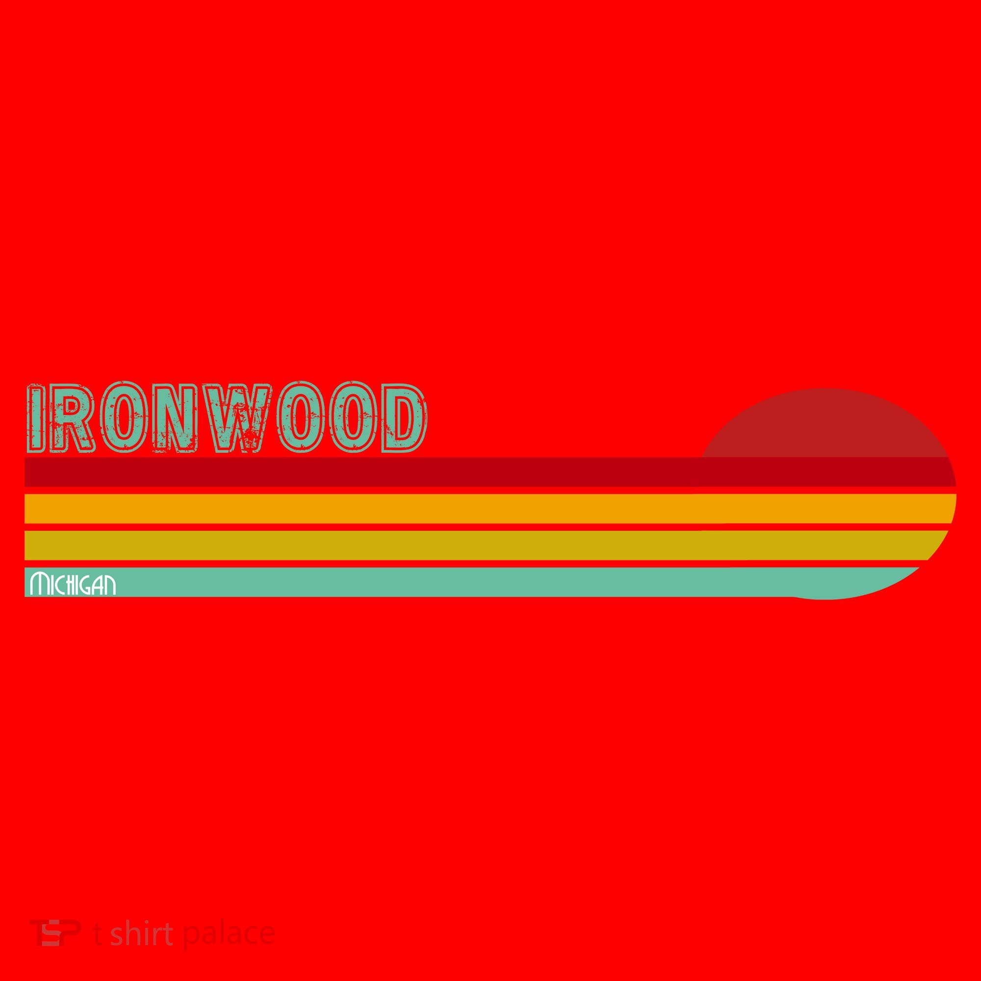 Ironwood Michigan Retro Santa Hat