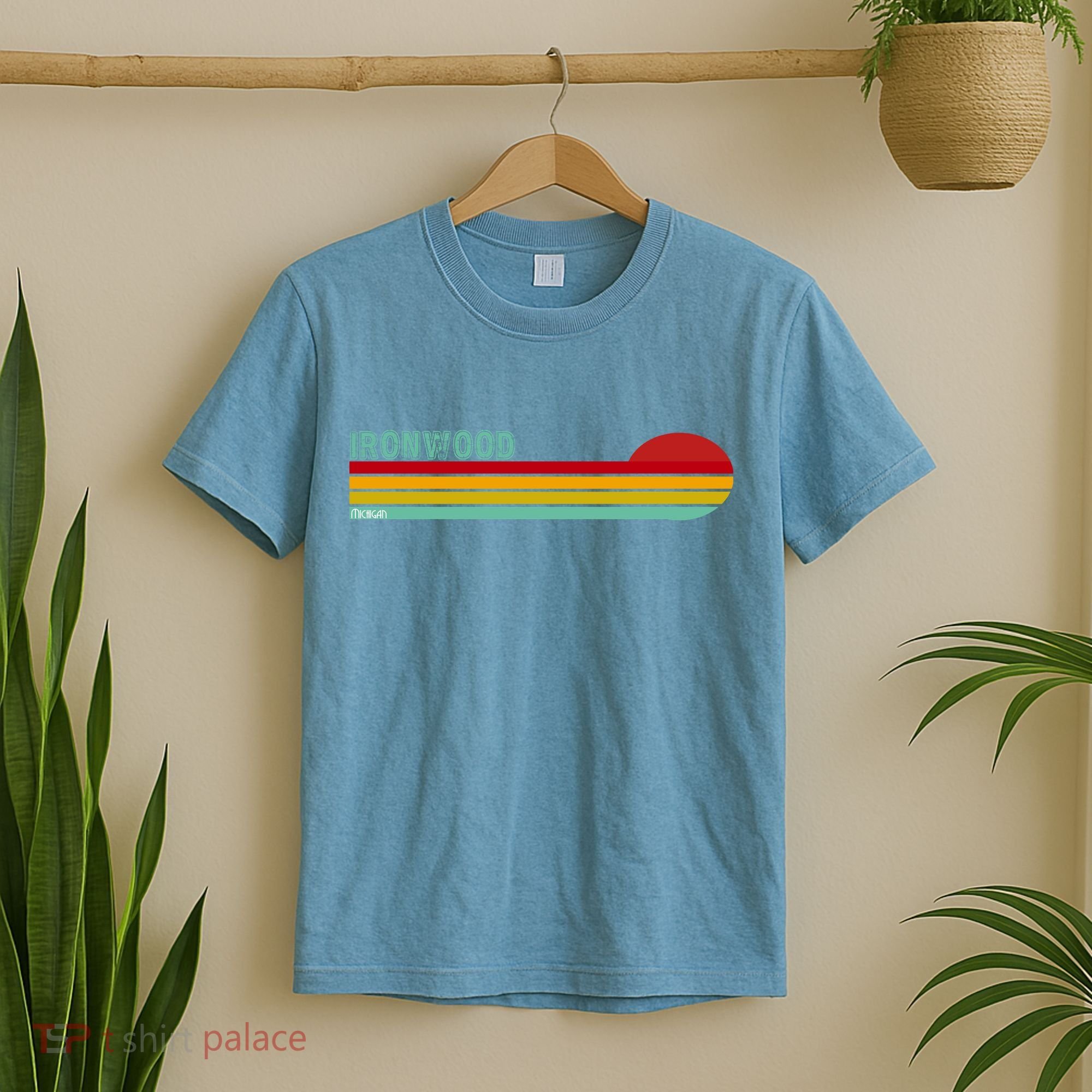 Ironwood Michigan Retro T-Shirt