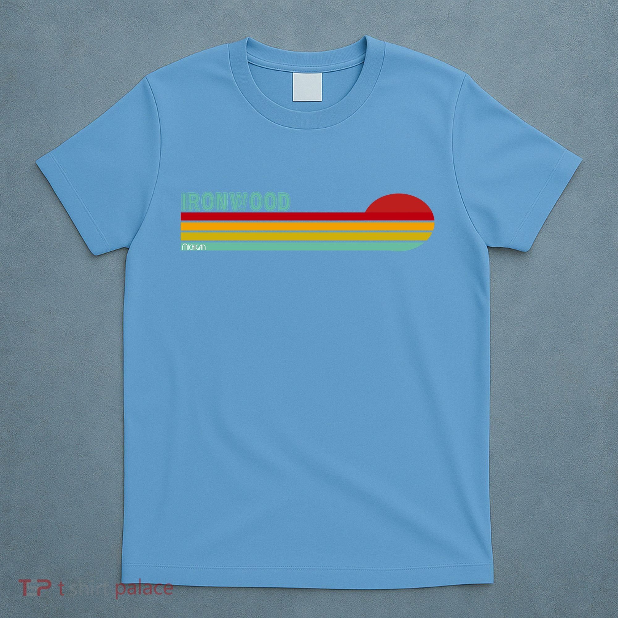 Ironwood Michigan Retro T-Shirt