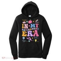 In My Retirement Era Retro Groovy Retired Teacher Women Women's Hoodie thumb 0