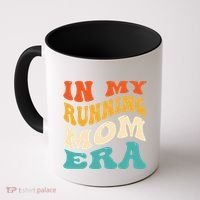 In My Running Mom Era Funny Runner Mom Retro Groovy Cute Gift Coffee Mug thumb 0