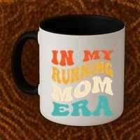 In My Running Mom Era Funny Runner Mom Retro Groovy Cute Gift Coffee Mug thumb 2