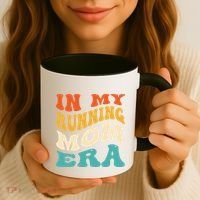 In My Running Mom Era Funny Runner Mom Retro Groovy Cute Gift Coffee Mug thumb 3