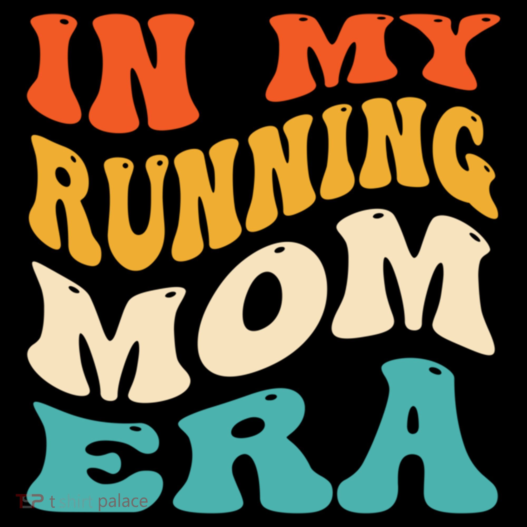In My Running Mom Era Funny Runner Mom Retro Groovy Cute Gift Coffee Mug