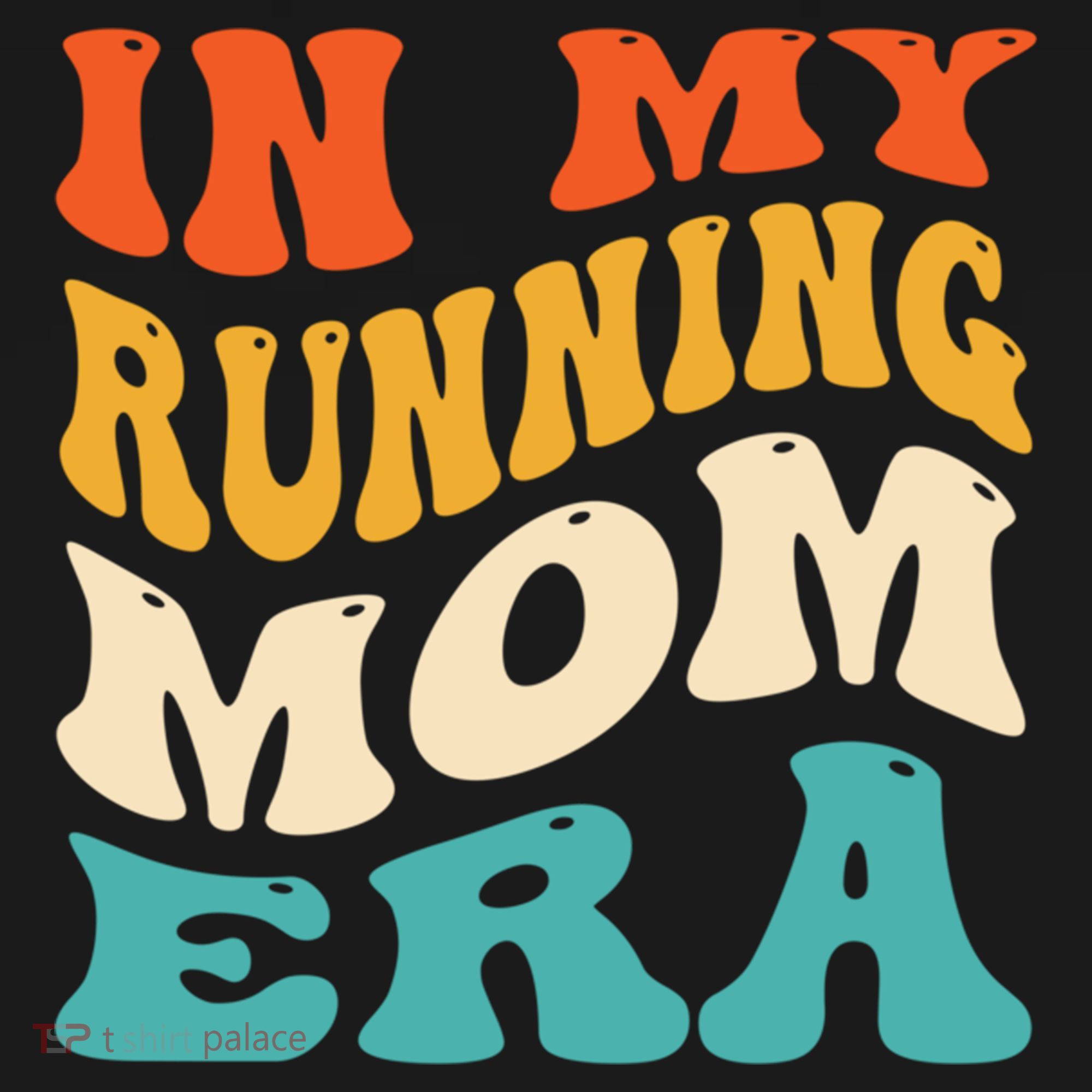 In My Running Mom Era Funny Runner Mom Retro Groovy Cute Gift Ornament