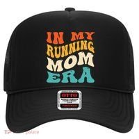 In My Running Mom Era Funny Runner Mom Retro Groovy Cute Gift Hat thumb 0