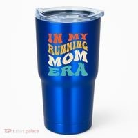 In My Running Mom Era Funny Runner Mom Retro Groovy Cute Gift Tumbler thumb 0