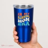 In My Running Mom Era Funny Runner Mom Retro Groovy Cute Gift Tumbler thumb 2