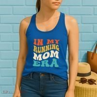 In My Running Mom Era Funny Runner Mom Retro Groovy Cute Gift Women's Tank Top thumb 2