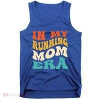In My Running Mom Era Funny Runner Mom Retro Groovy Cute Gift Tank Top thumb 0