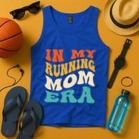 In My Running Mom Era Funny Runner Mom Retro Groovy Cute Gift Tank Top thumb 4