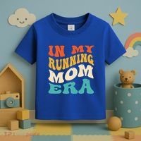 In My Running Mom Era Funny Runner Mom Retro Groovy Cute Gift Toddler T-Shirt thumb 3