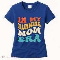 In My Running Mom Era Funny Runner Mom Retro Groovy Cute Gift Women's T-Shirt thumb 0