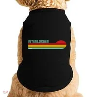 Interlochen Michigan Retro Doggie Tank thumb 0