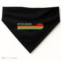 Interlochen Michigan Retro USA-Made Doggie Bandana thumb 0
