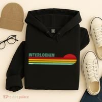Interlochen Michigan Retro Hoodie thumb 4