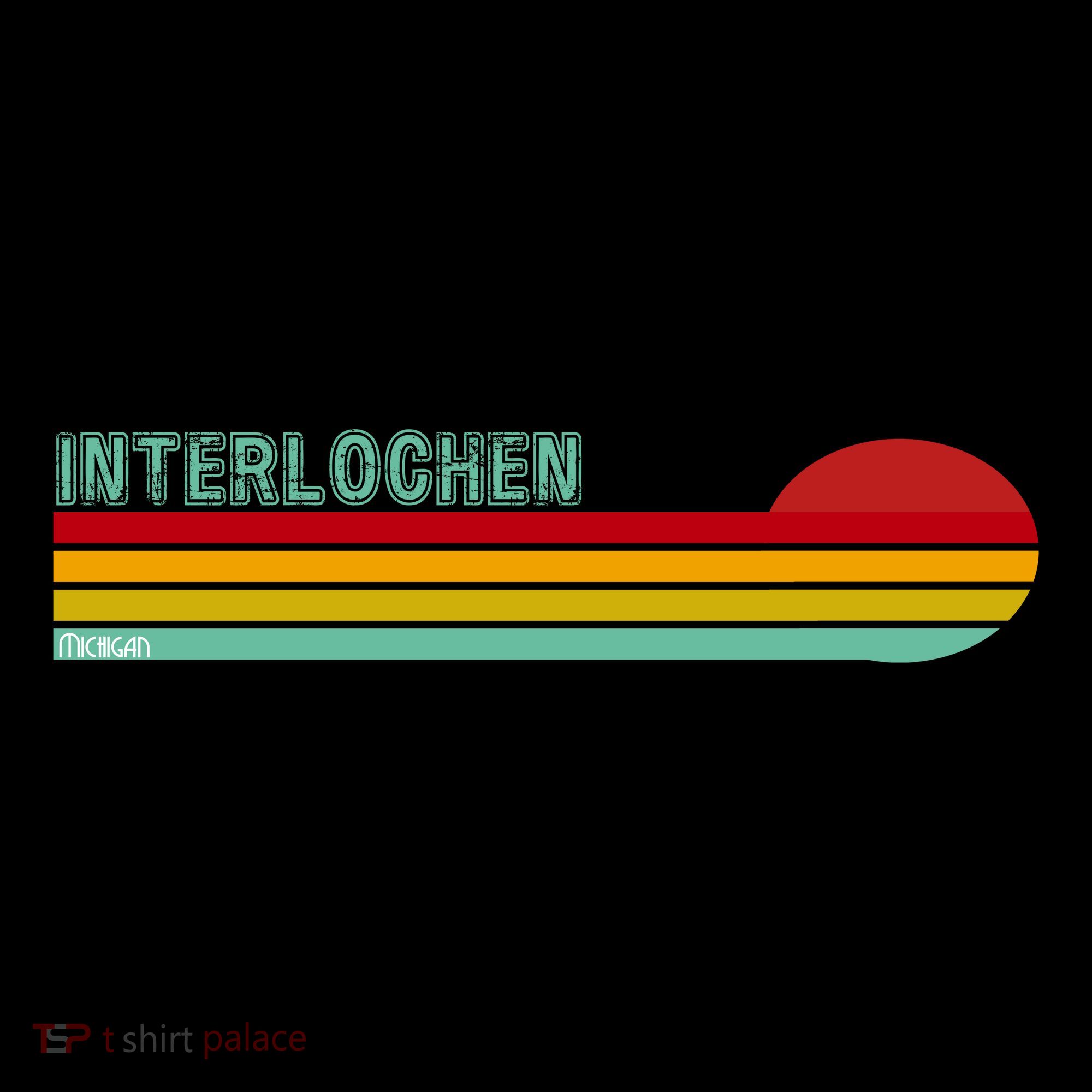 Interlochen Michigan Retro Sweatshirt
