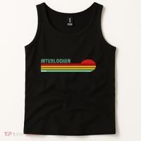 Interlochen Michigan Retro Tank Top thumb 2