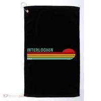 Interlochen Michigan Retro Golf Towel thumb 0