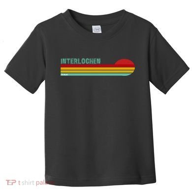 Interlochen Michigan Retro Toddler T-Shirt