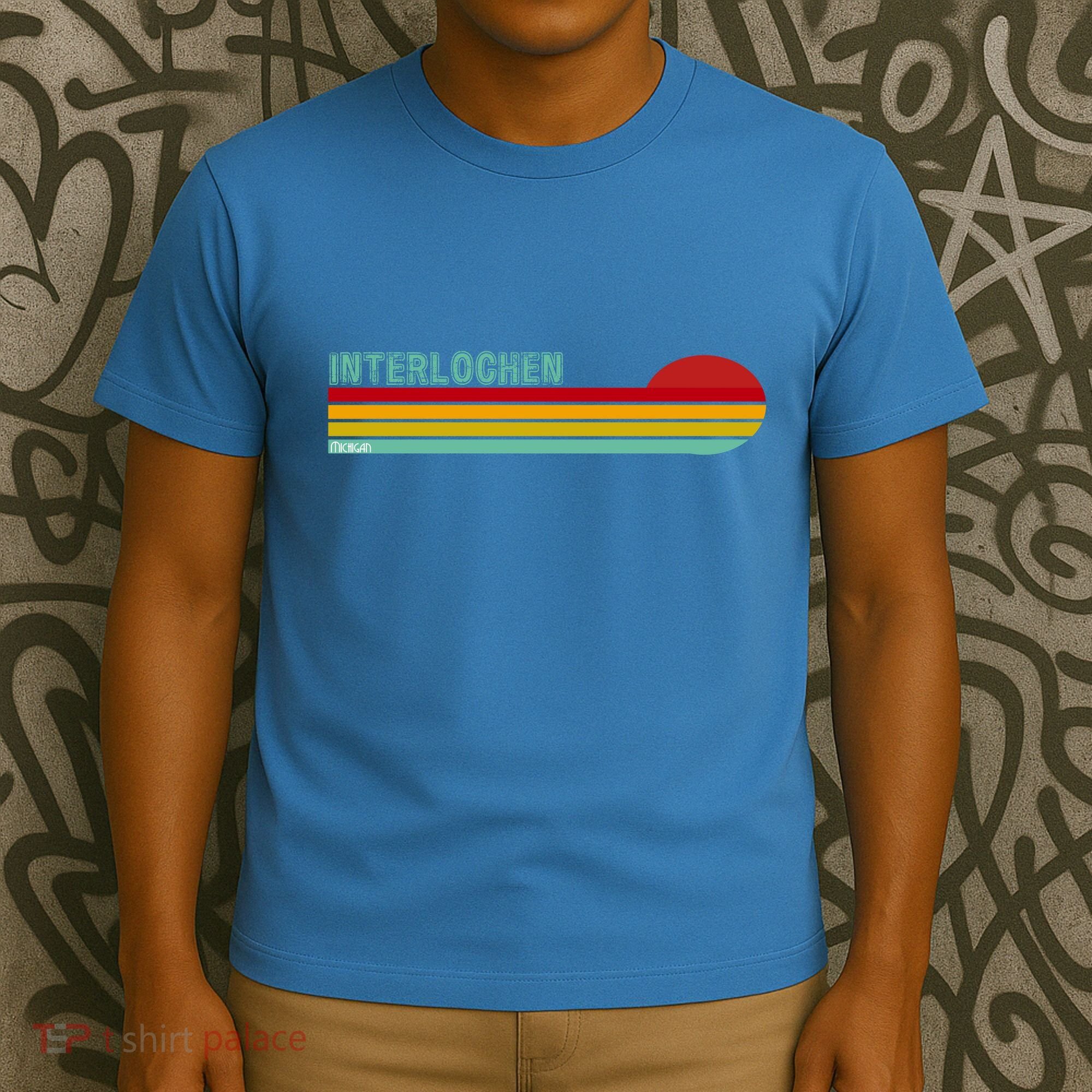 Interlochen Michigan Retro T-Shirt