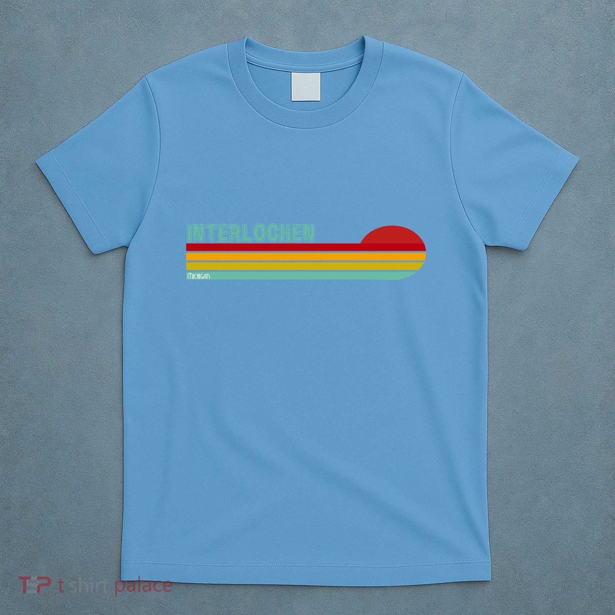 Interlochen Michigan Retro T-Shirt
