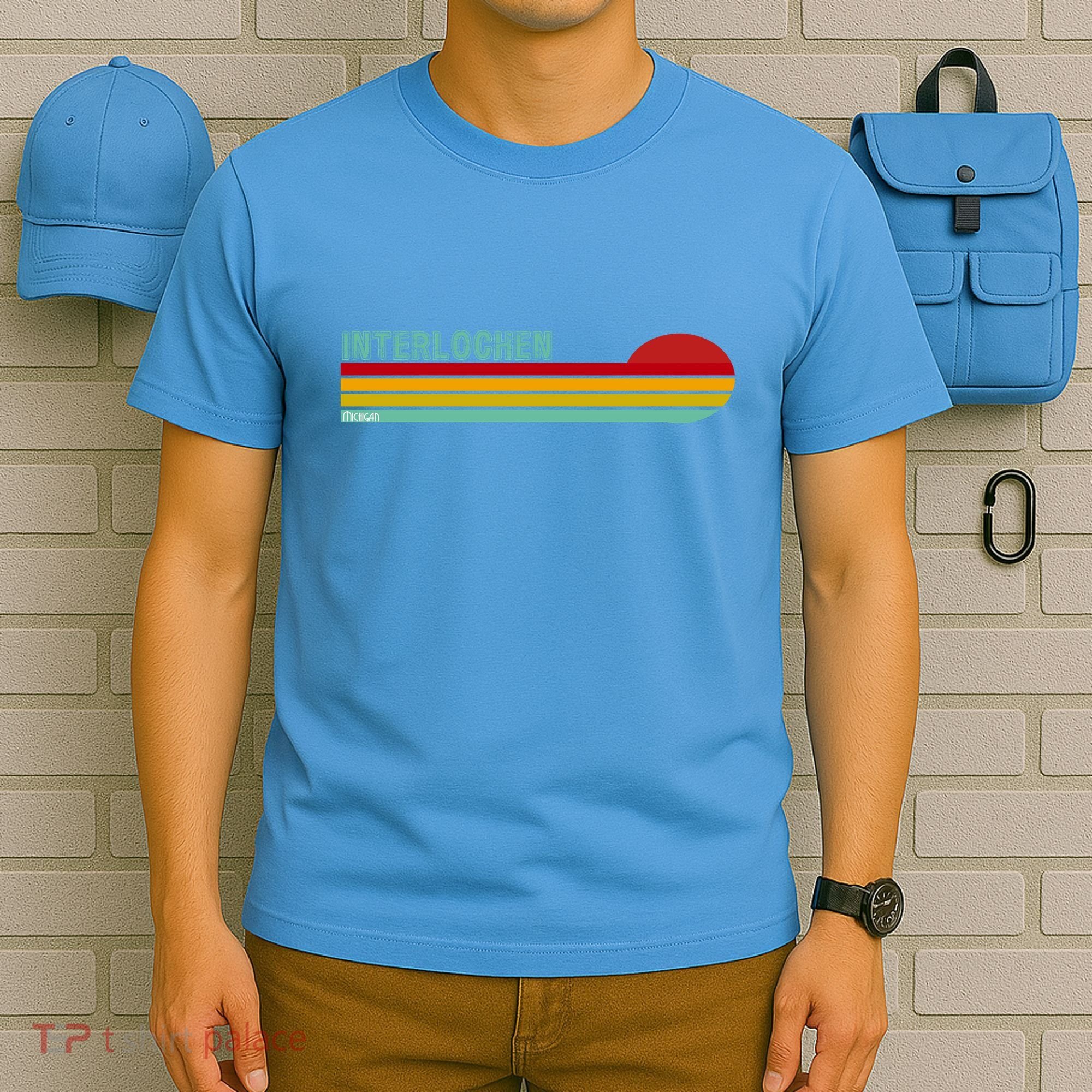 Interlochen Michigan Retro T-Shirt