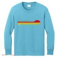 Interlochen Michigan Retro Kids Long Sleeve Shirt thumb 0