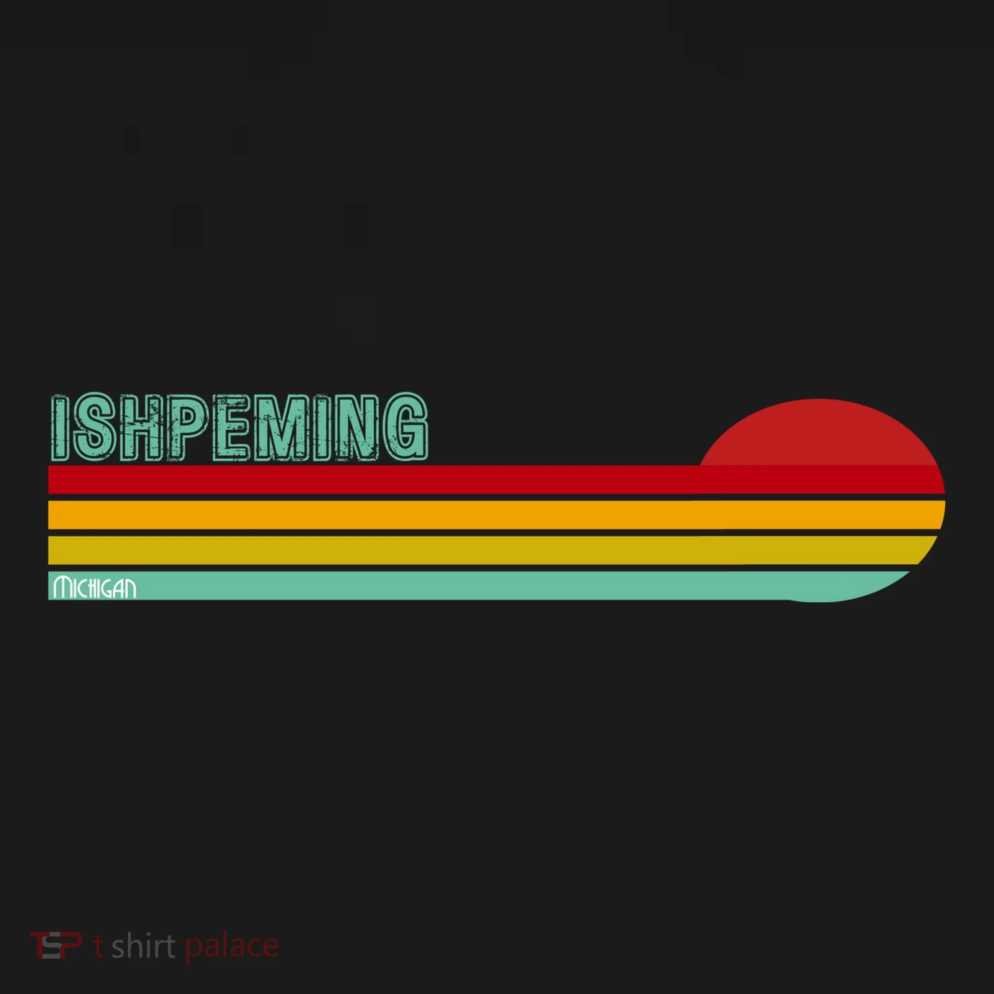 Ishpeming Michigan Retro Bucket Hat