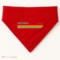 Ishpeming Michigan Retro USA-Made Doggie Bandana thumb 0