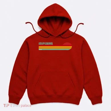 Ishpeming Michigan Retro Hoodie