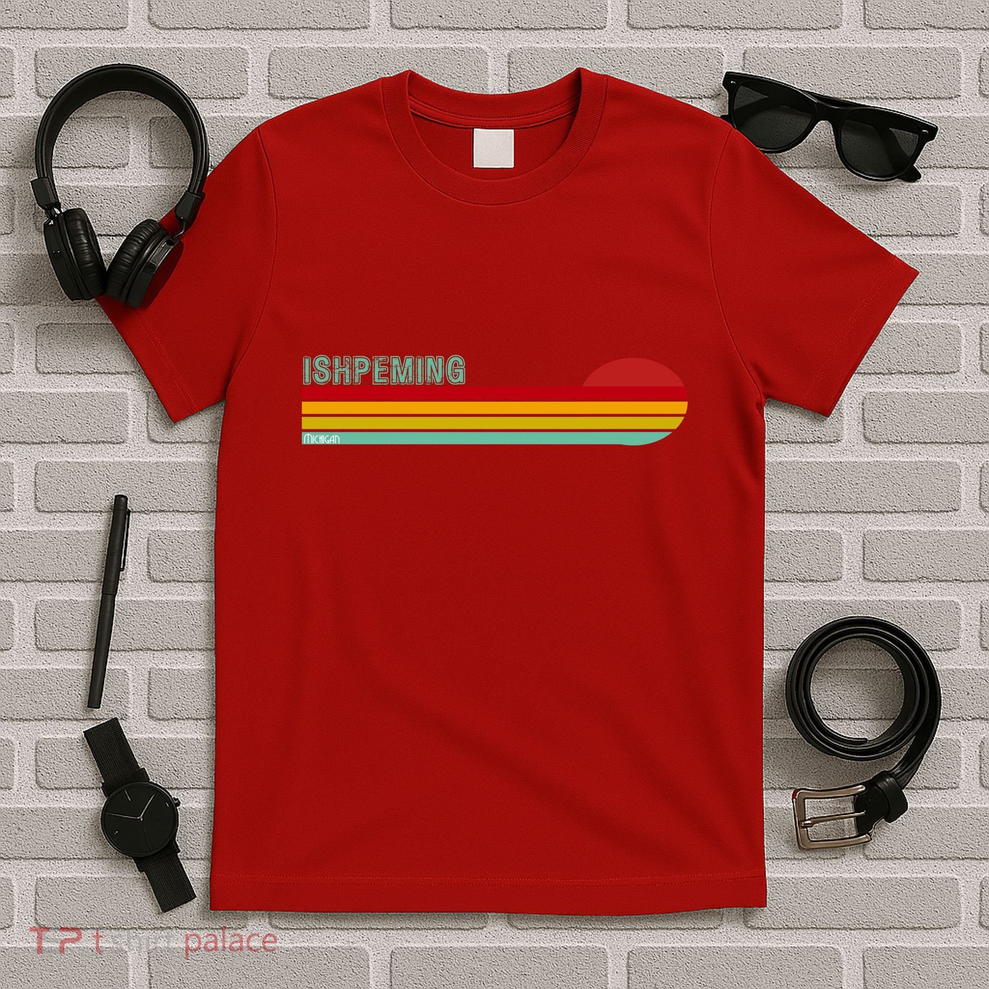 Ishpeming Michigan Retro T-Shirt