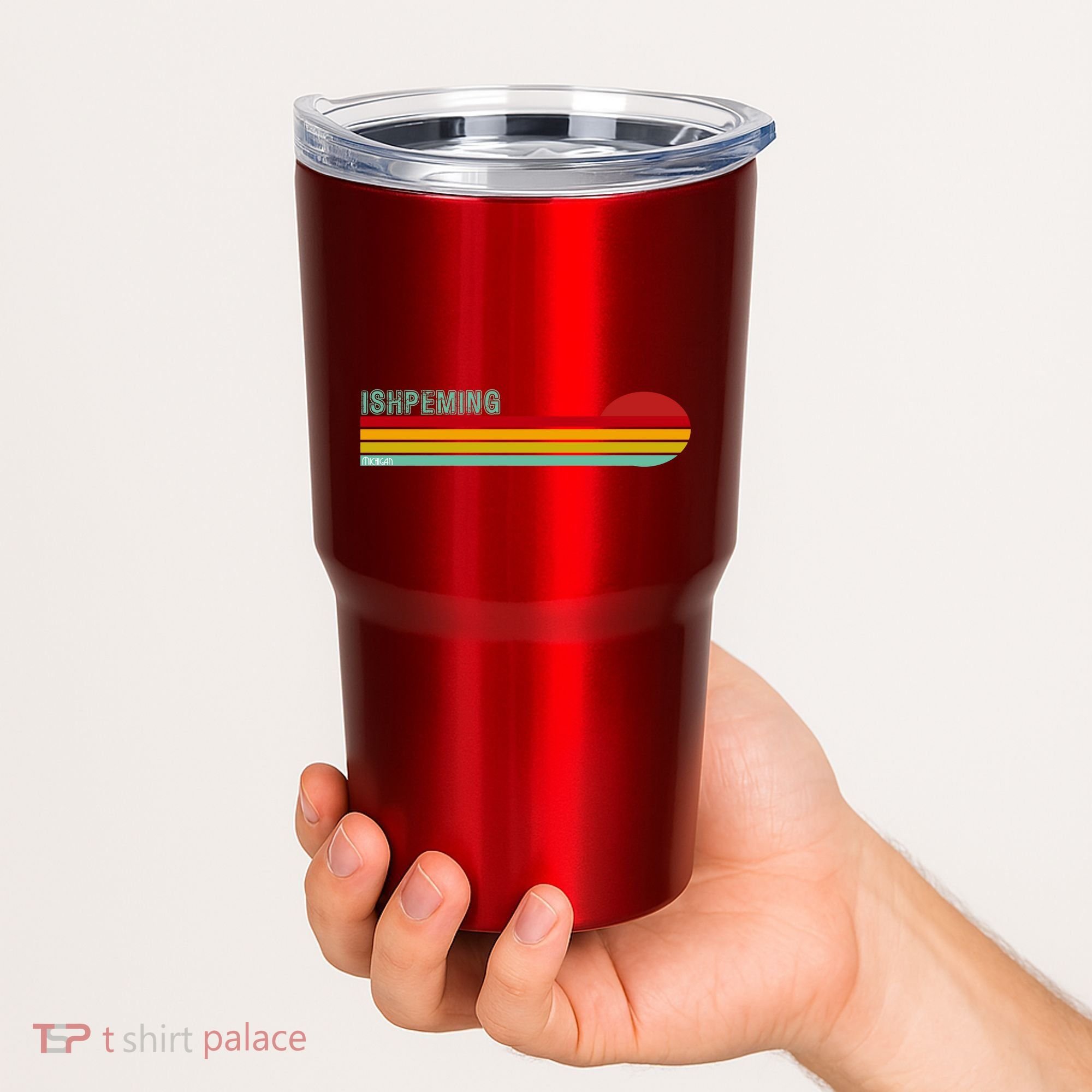 Ishpeming Michigan Retro Tumbler