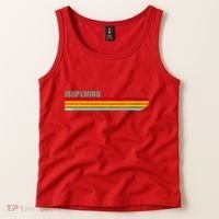 Ishpeming Michigan Retro Tank Top thumb 2