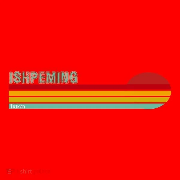 Ishpeming Michigan Retro Women's Long Sleeve Shirt