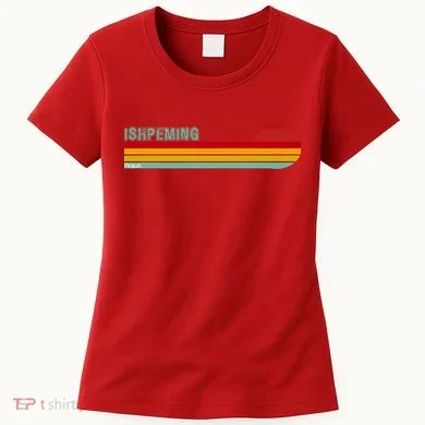 Ishpeming Michigan Retro Women's T-Shirt