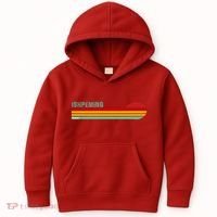 Ishpeming Michigan Retro Kids Hoodie thumb 0