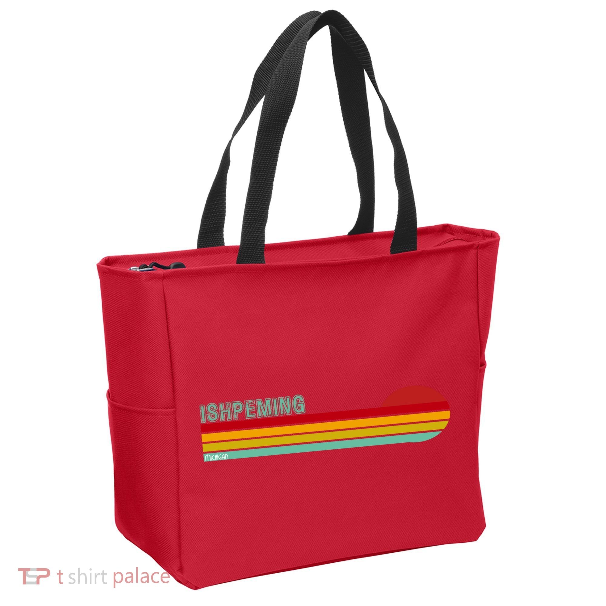 Ishpeming Michigan Retro Tote Bag