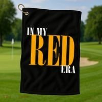 In My Red Era Golf Towel thumb 1