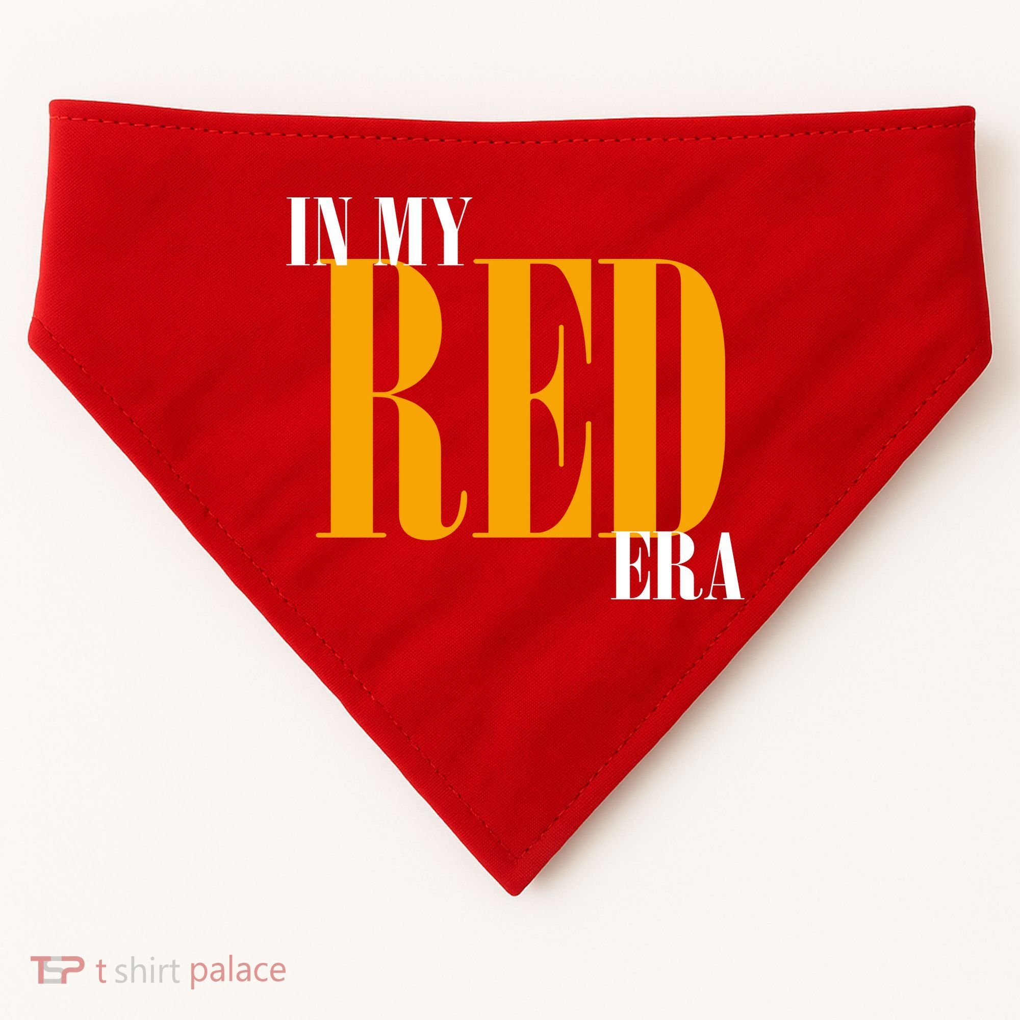 In My Red Era USA-Made Doggie Bandana