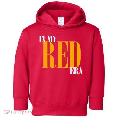 In My Red Era Toddler Hoodie